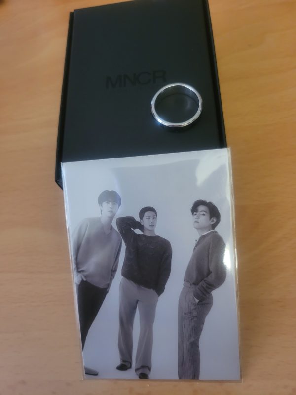 BTS MONOCHROME Ring (Black) - A-KPOP