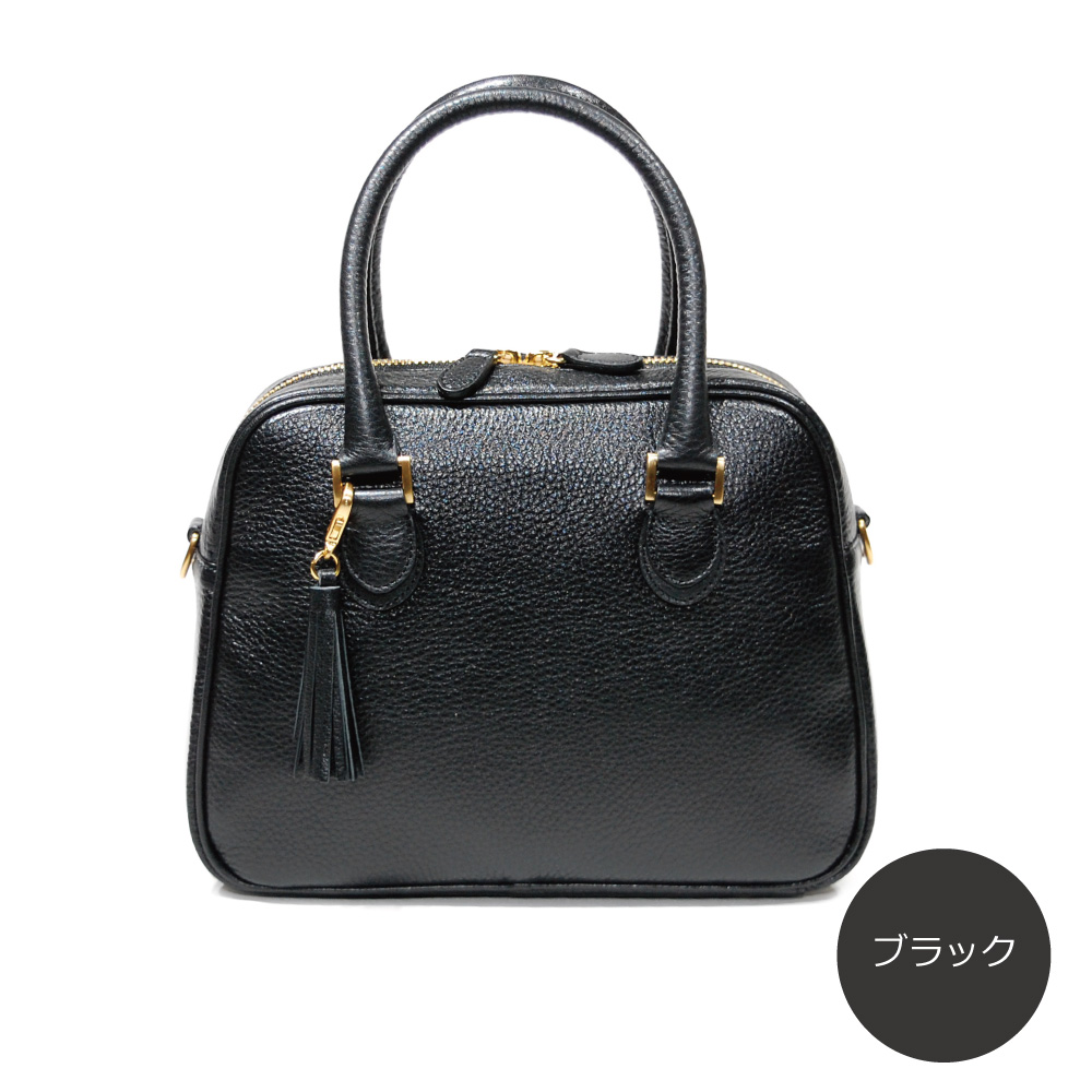 小さなサイズ感がカワイイ オリーブレザーのミニボストン