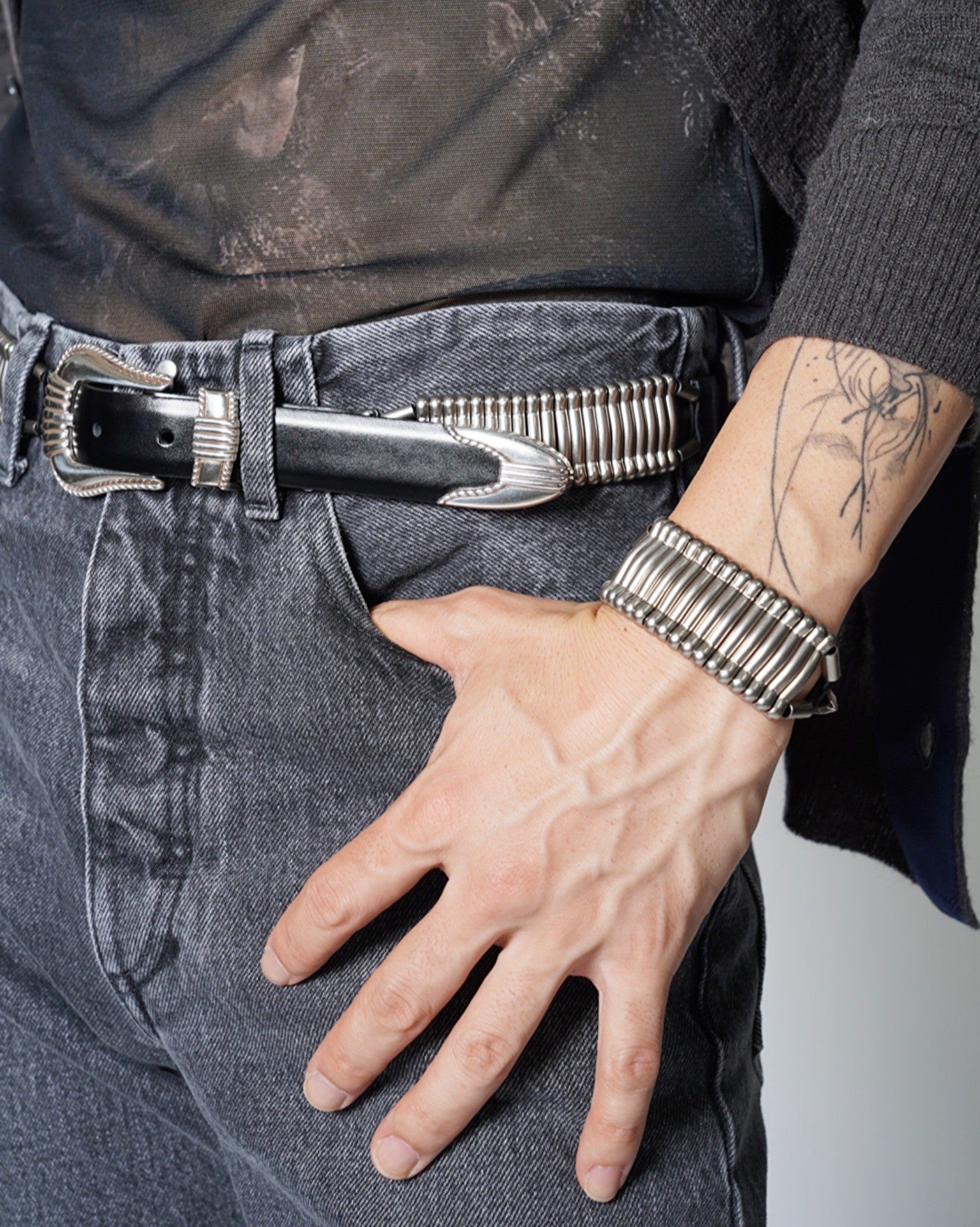 TOGA ARCHIVES】Western metal bangle (UNISEX) - Amanojak.