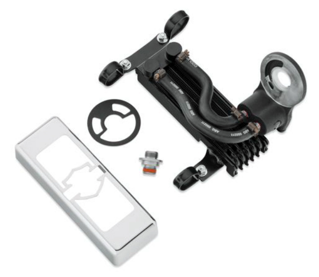 プレミアムオイルクーラー/ソフテイル用 - Harley Davidson | アンバー