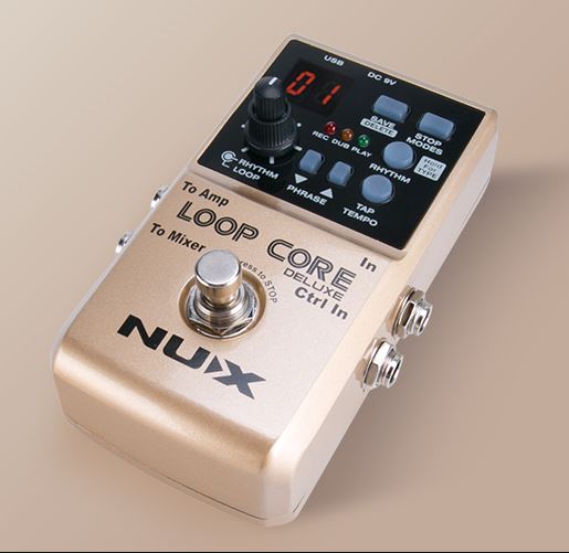 NuX Loop Core Deluxe Guitar Looper with Footswitch – Amp Shop Bass