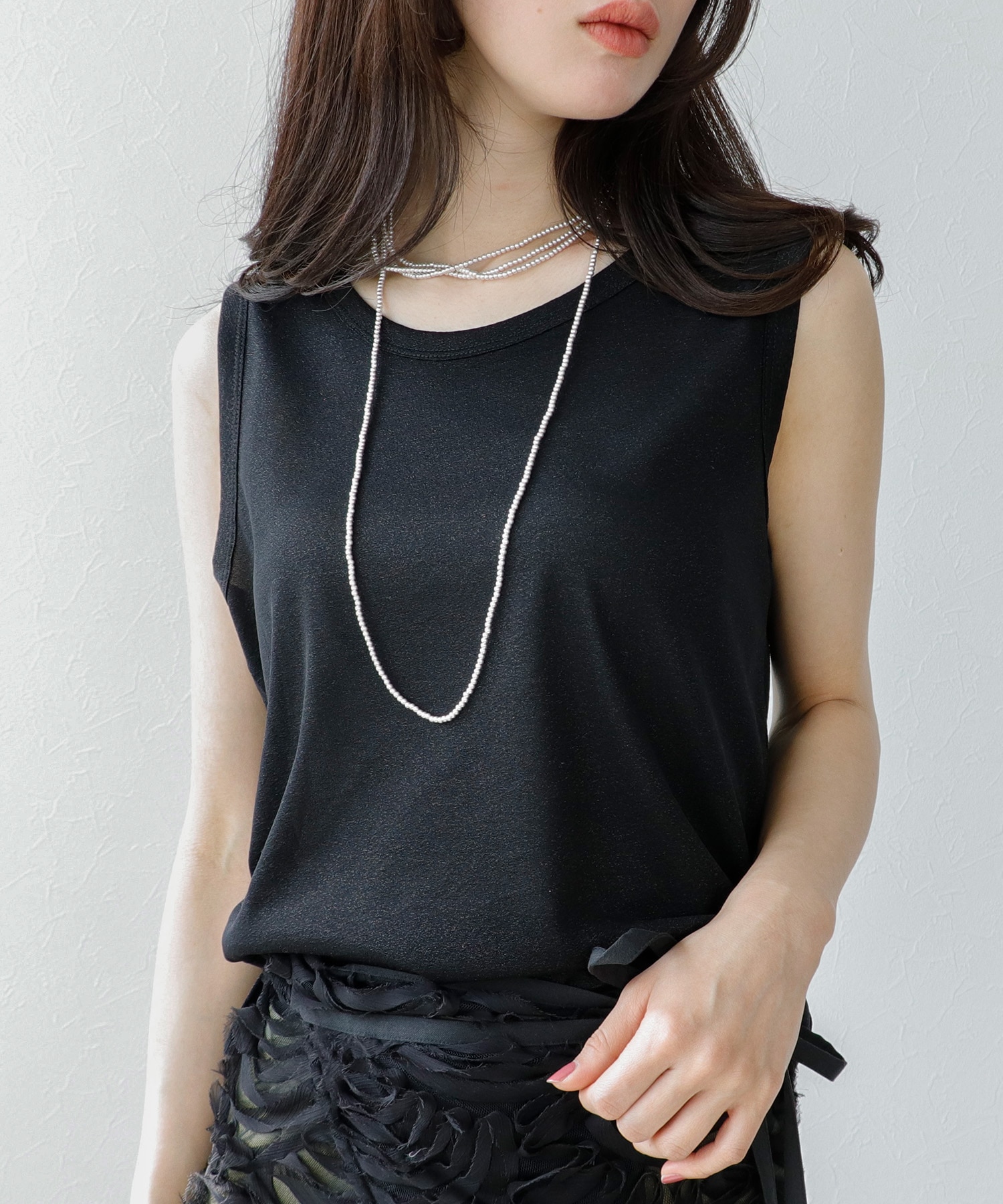 ラメ天竺タンクトップ | AND ON JIONE STORE（アンドオン）ジオン商事