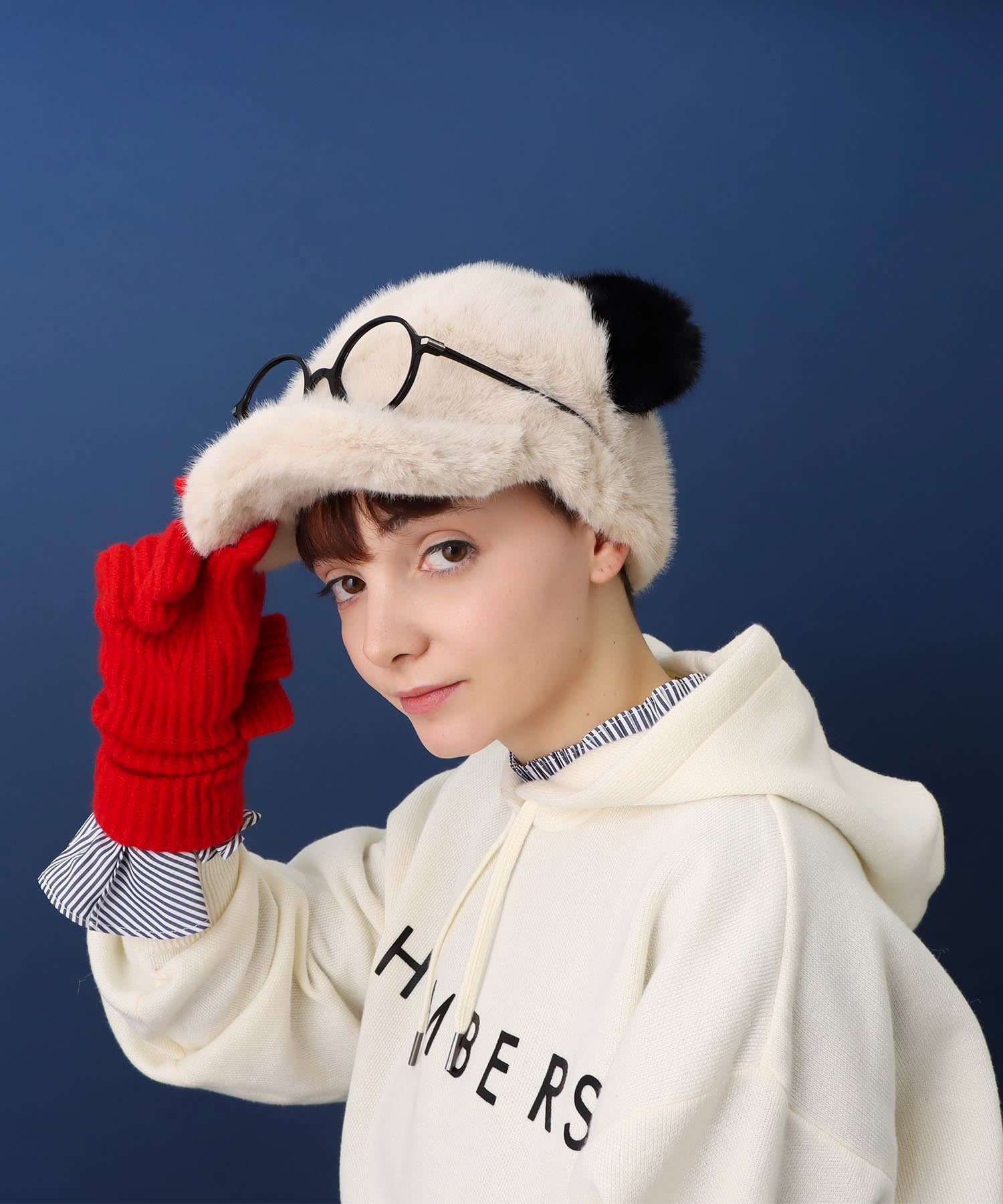 PANDAフェイクファ―CAP | AND ON JIONE STORE（アンドオン）ジオン商事