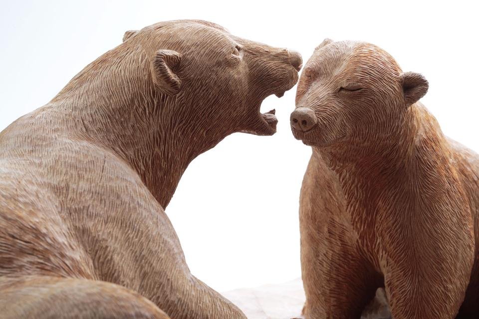 木彫り熊の申し子藤戸竹喜。【生誕90年記念 藤戸竹喜の世界展】国立