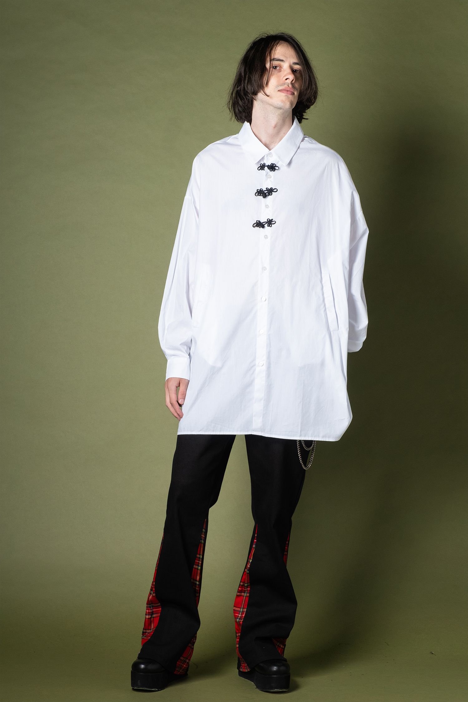 チャイナボタンシャツ -オーバーサイズ- ankoROCK(アンコロック