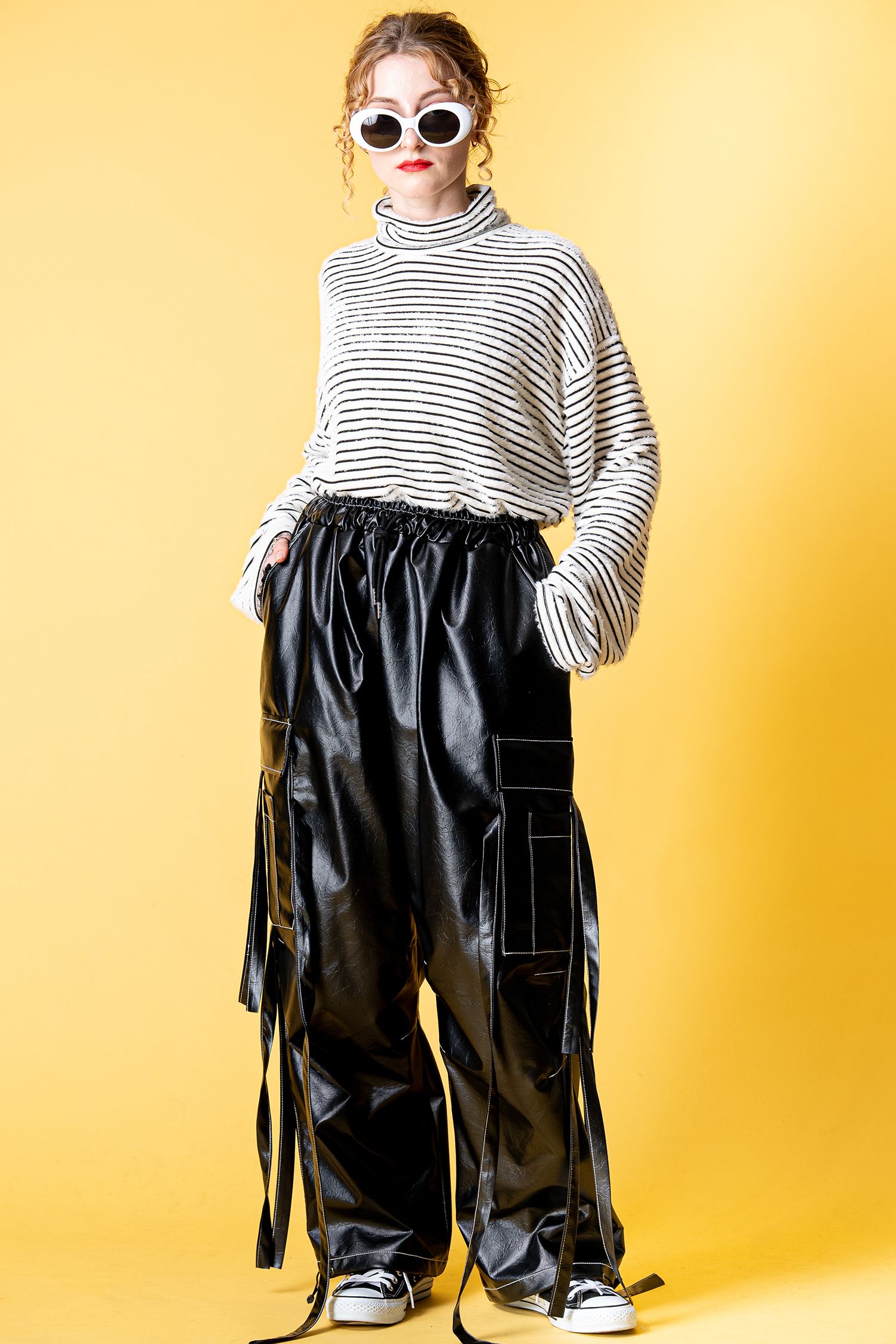 レザーテクノパンツ ankoROCK(アンコロック) メンズ レディース ユニ