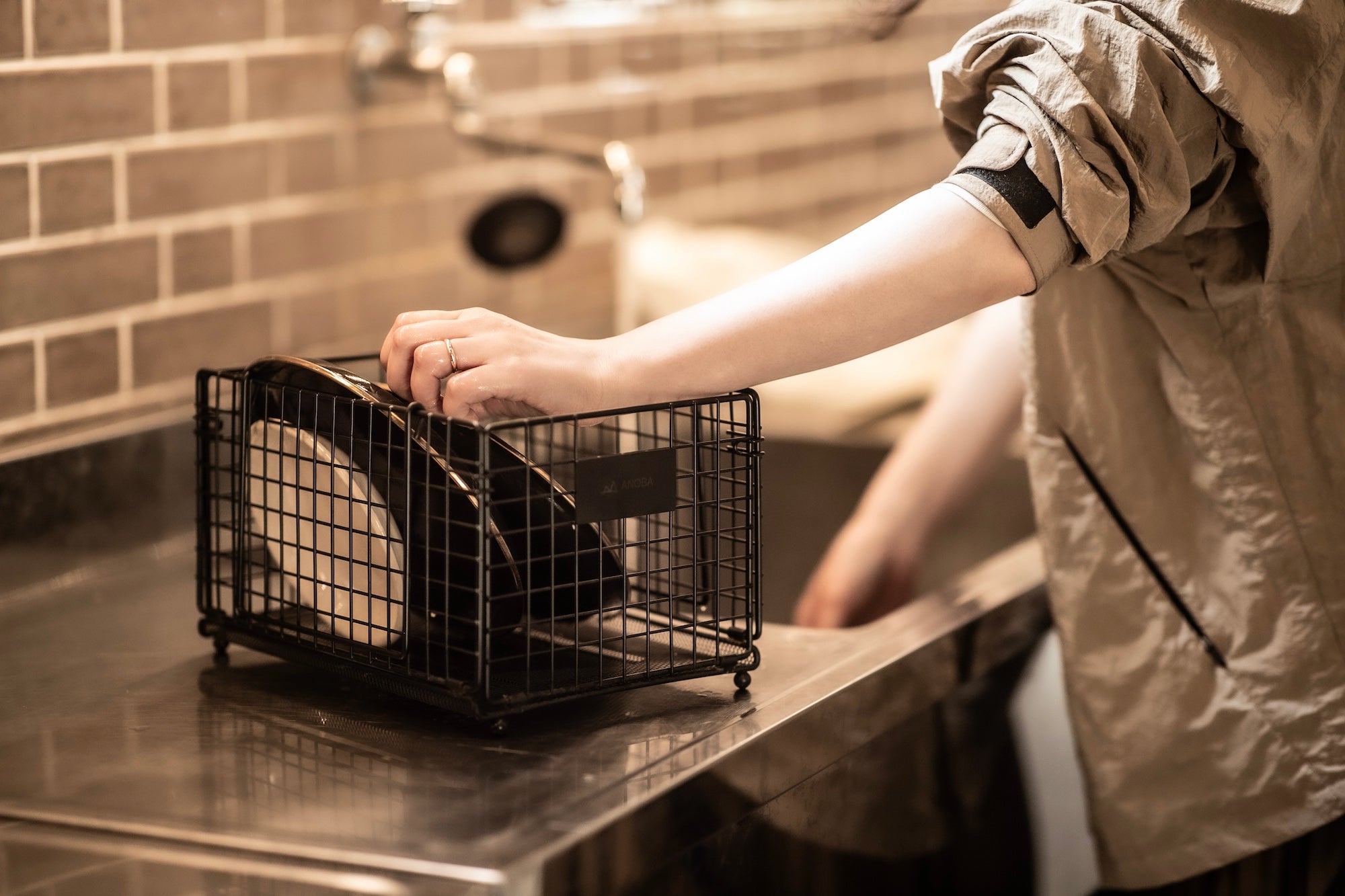 フォールディングワイヤーバスケット S