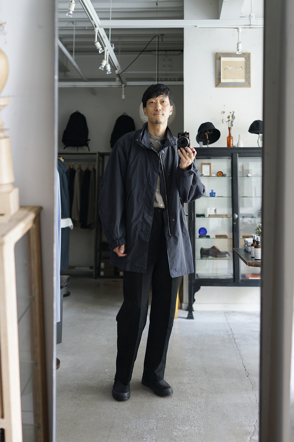 ATON」AIR VENTILE SHORT MODS COAT | ANOTHER LOUNGE