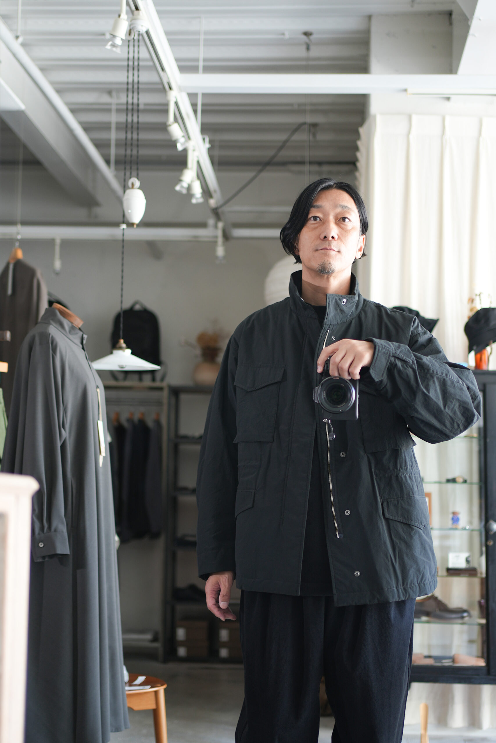 ATON」TECHNO COTTON PADDED M-65 JACKET | ANOTHER LOUNGE