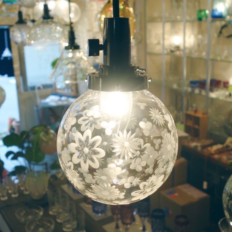 限定品 全花切子138ペンダントライト 藤本幸治 アトリエ Ansan