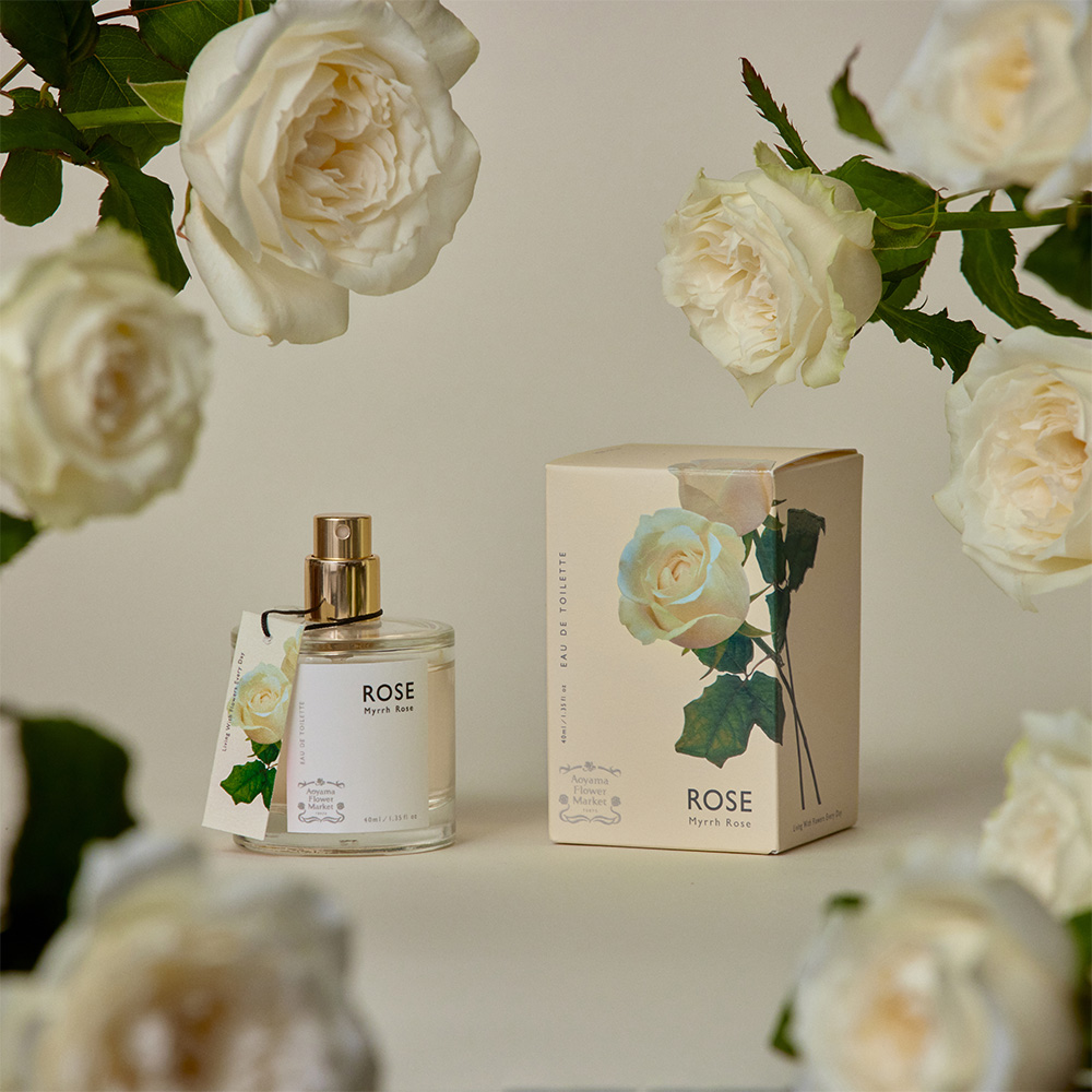花そのものの香甘さの奥にスパイスを感じる神秘的な香り「ミルラローズ