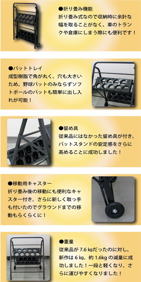 バットスタンド AMEX-C04｜株式会社青木製作所