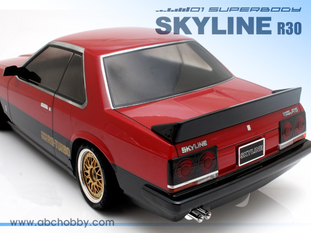 ラジコンボディ ABCホビー スカイラインRSターボ DR30 ラジコンボディ