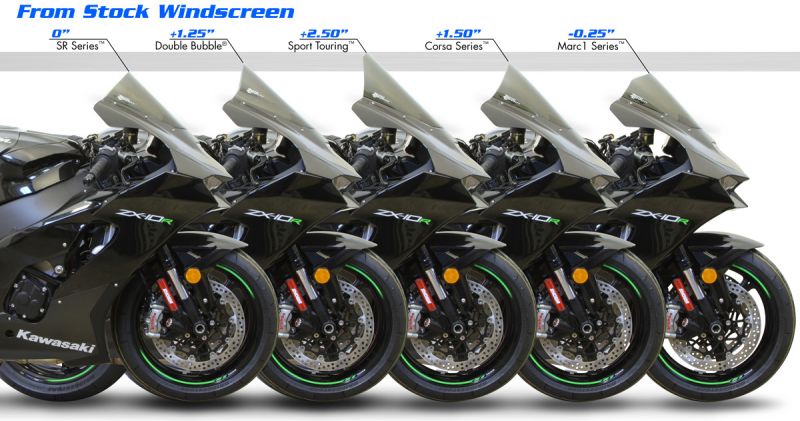 スクリーン スポーツツーリング ダークスモーク | ZERO GRAVITY