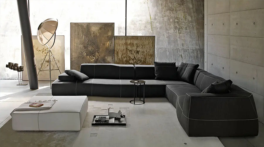 B&B ITALIA BEND SOFA AT OUTLET PRICE