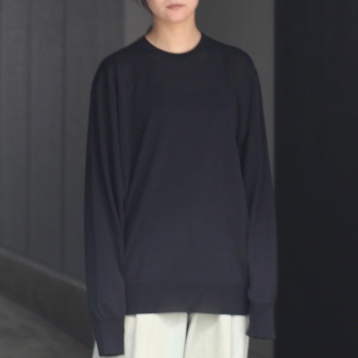 ssstein - 【残りわずか】Wool/Silk Knit Crew Neck LS | ACRMTSM