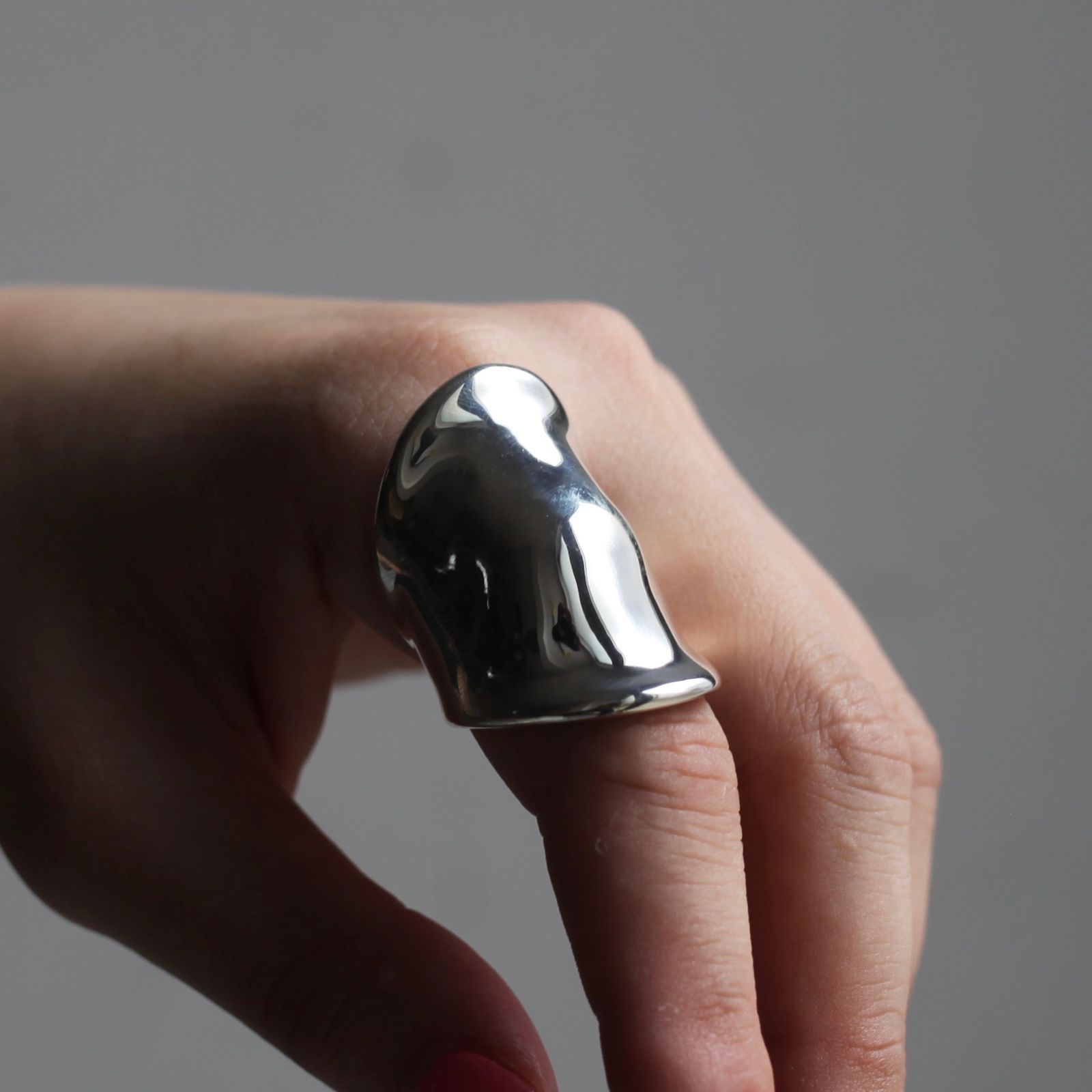 Garden of Eden - 【残り一点】Chopin Right Finger Armor Ring(WHITE