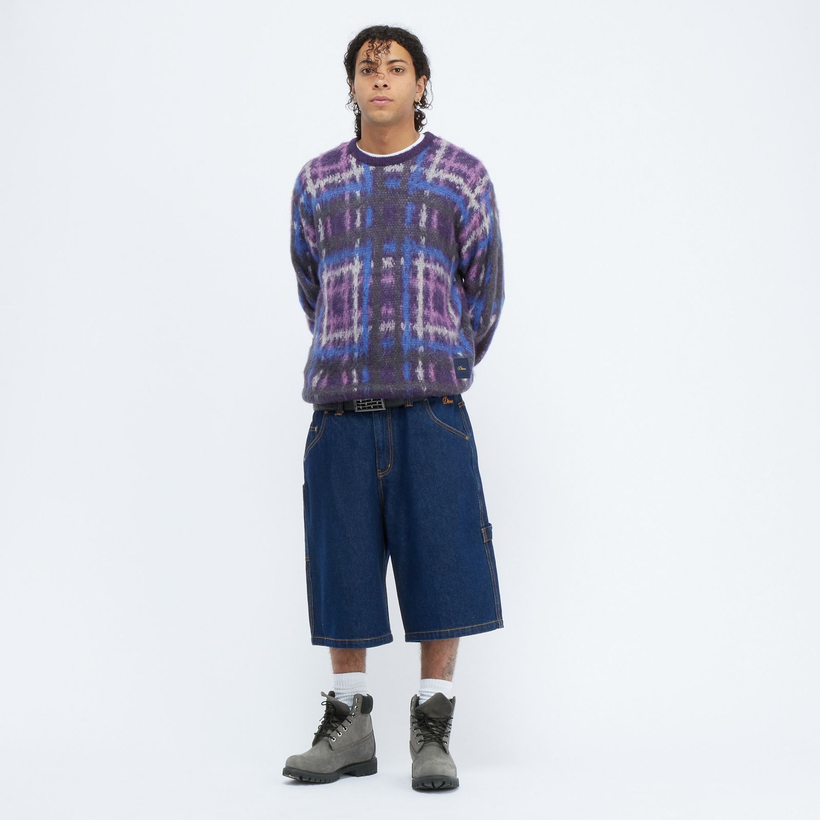 Dime - 【残りわずか】Plaid Mohair Knit | ACRMTSM ONLINE STORE