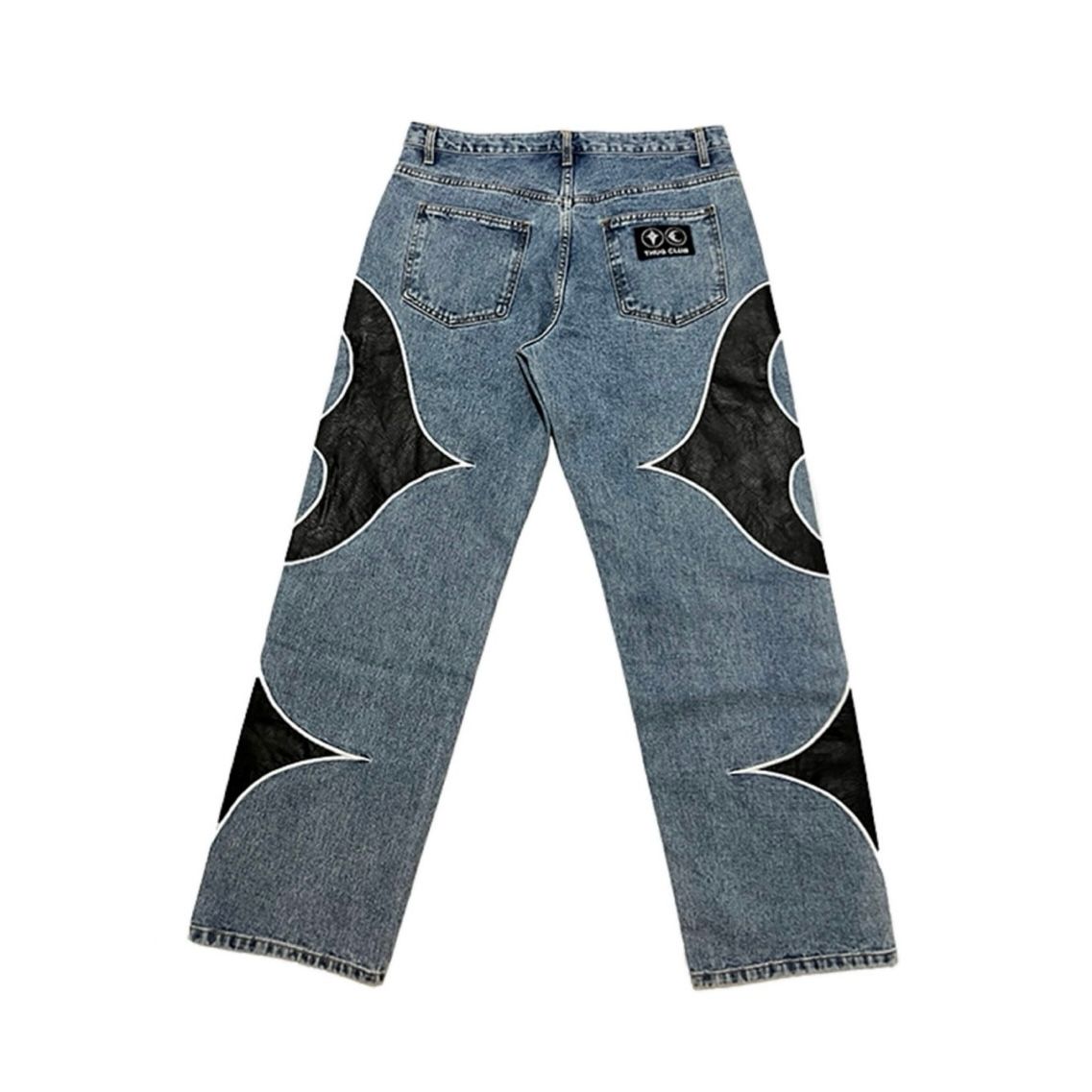 Thug Club - 【残り一点】TC Leather Washing Denim Pants | ACRMTSM