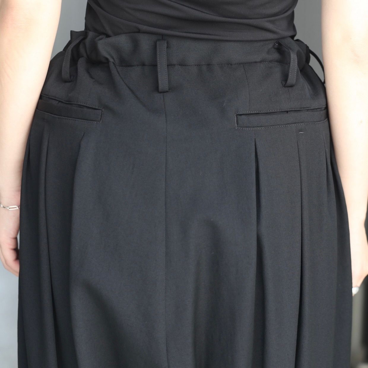 Yohji Yamamoto - 【残りわずか】12本タックパンツ(シワギャバ