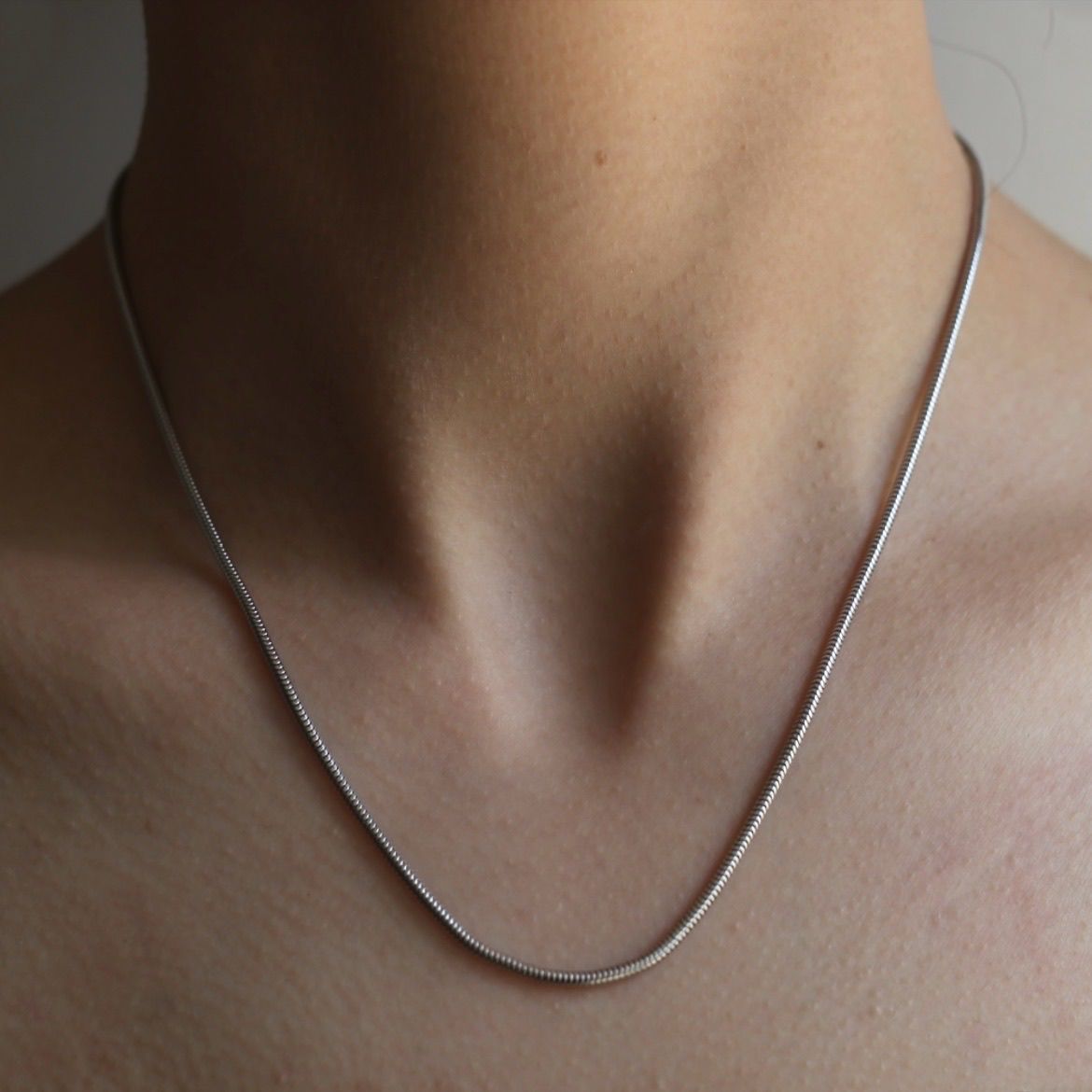 TOMWOOD - 【残り一点】Snake Chain Slim(SILVER) | ACRMTSM ONLINE STORE