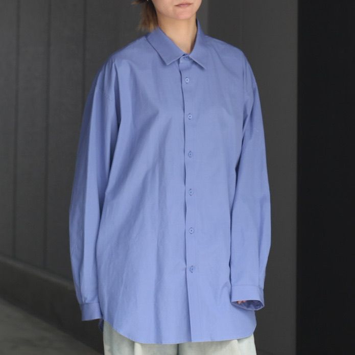 ATON - 【残りわずか】Shrink Broad Oversized Shirt | ACRMTSM ONLINE