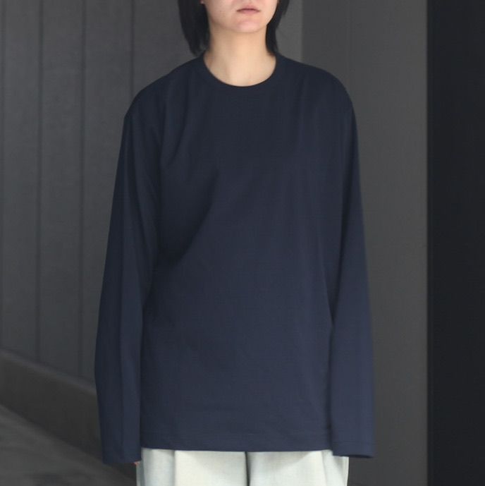 ATON - 【残り一点】Dry Cotton Jersey Long Sleeve T-shirt | ACRMTSM