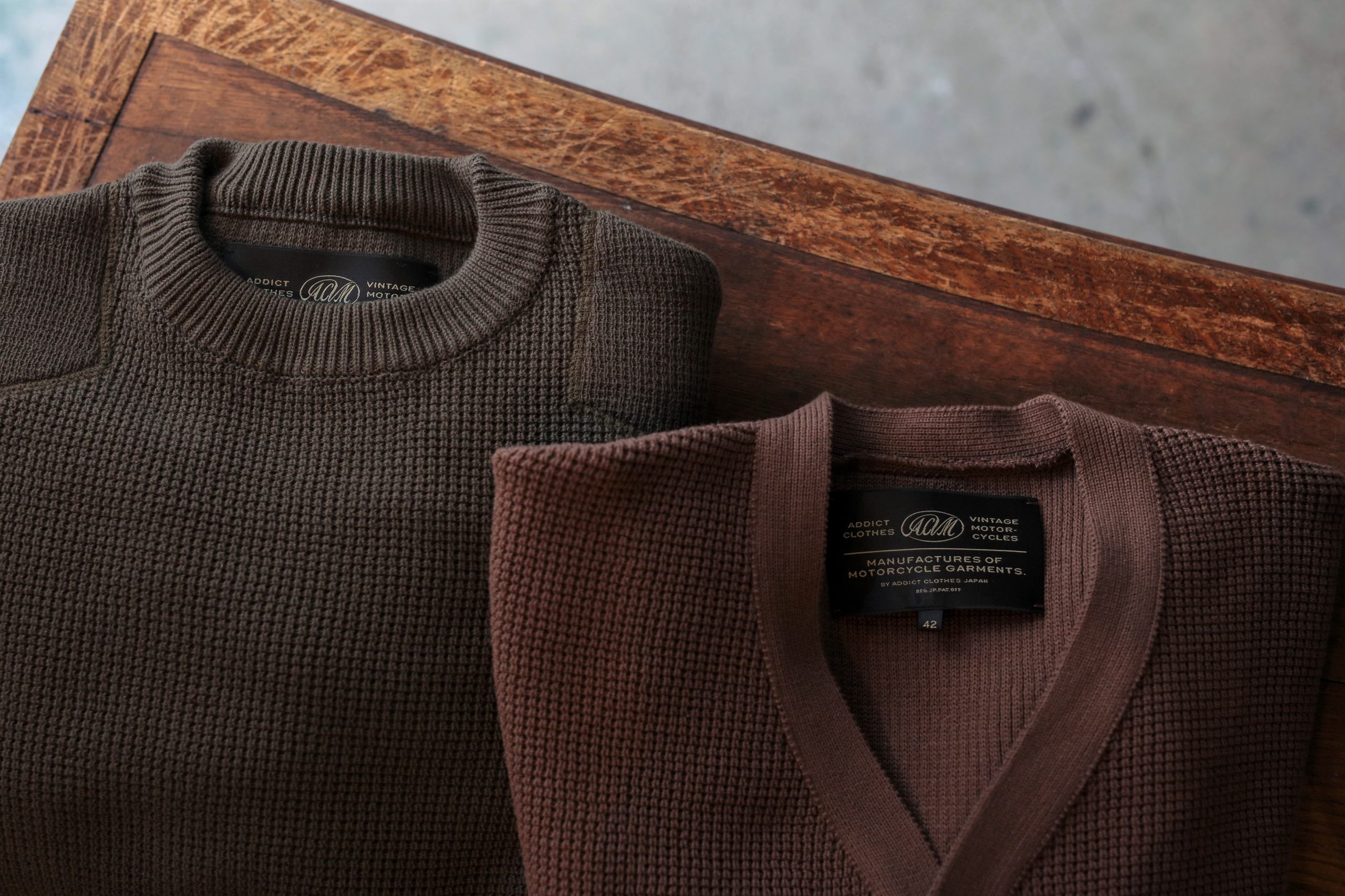 COTTON WAFFLE KNIT – ADDICT CLOTHES JAPAN