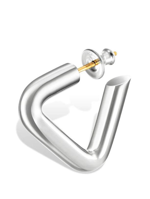 CAREERING - 【両耳用】TRIANGLE 301 WHITE トライアングル ピアス