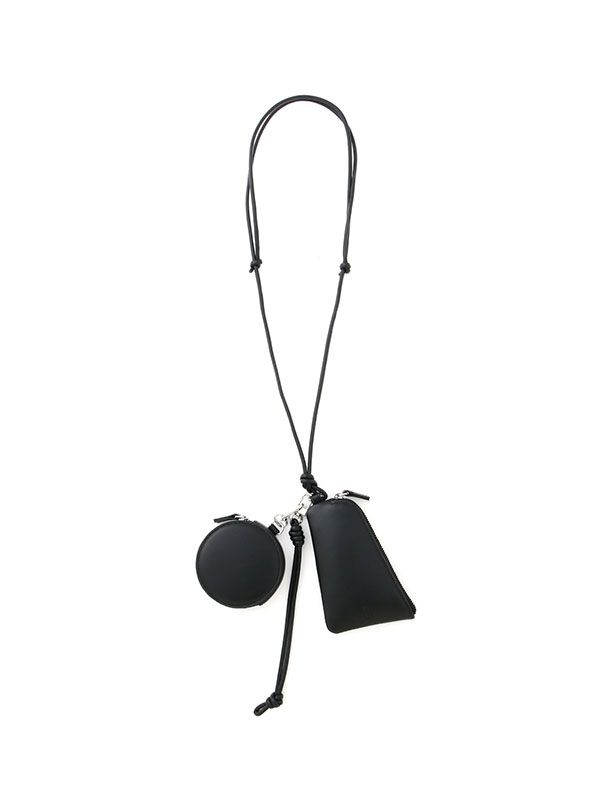 ETRE TOKYO - レザーコードマルチポーチ (BLACK） | ADDICT WEB SHOP
