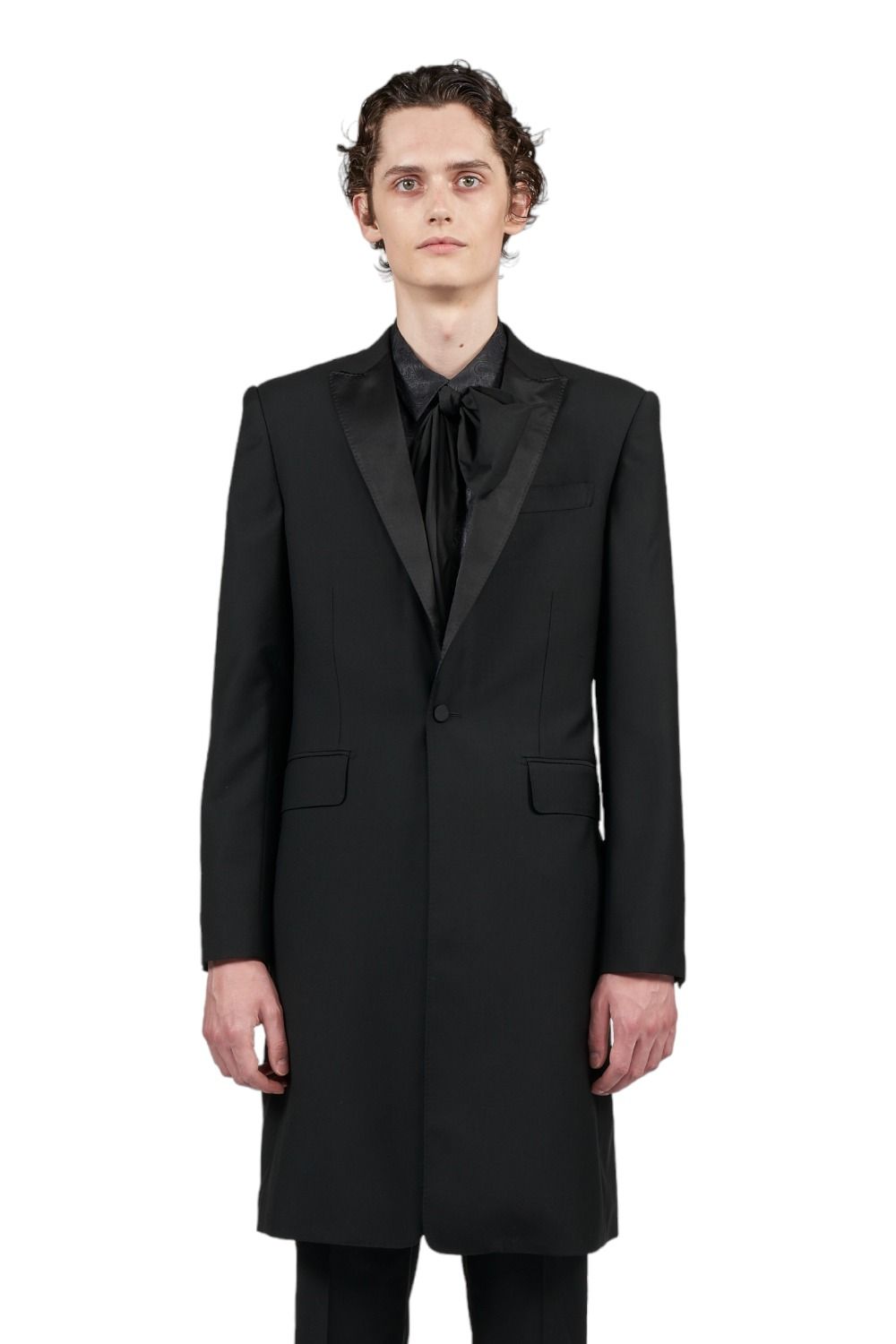 GalaabenD - タキシードクロス ロングジャケット - Tuxedo Long Jacket