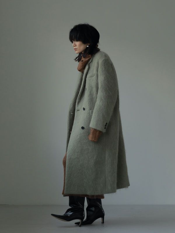 ETRE TOKYO - ウールシャギーチェスターコート - KHIKI | ADDICT WEB SHOP