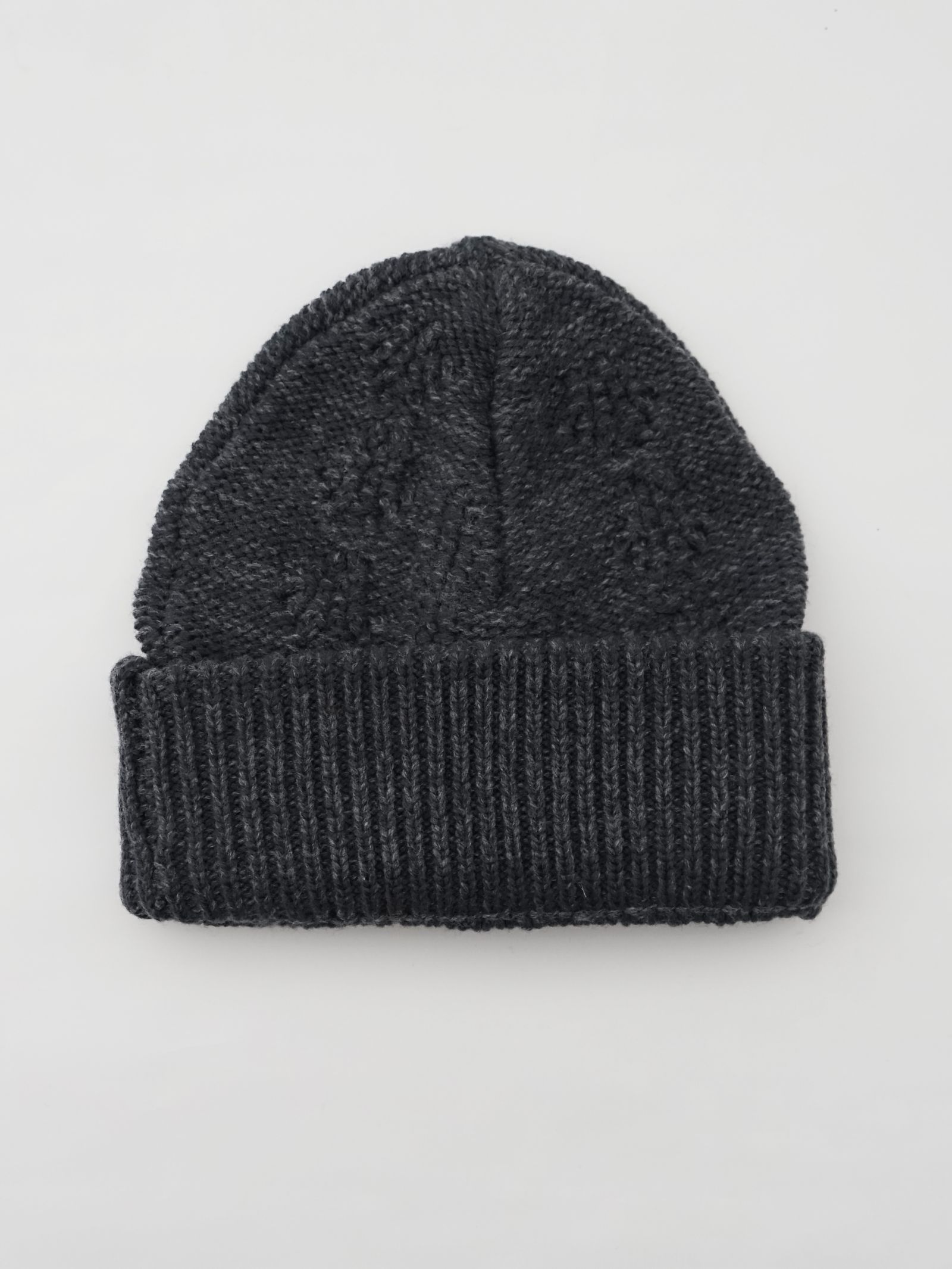 The Viridi-anne - ケーブル ビーニー - CABLE KNIT BEANIE GREY