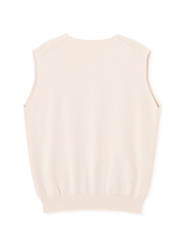 ETRE TOKYO - コットンシルクスリーブレスニットプルオーバー - IVORY