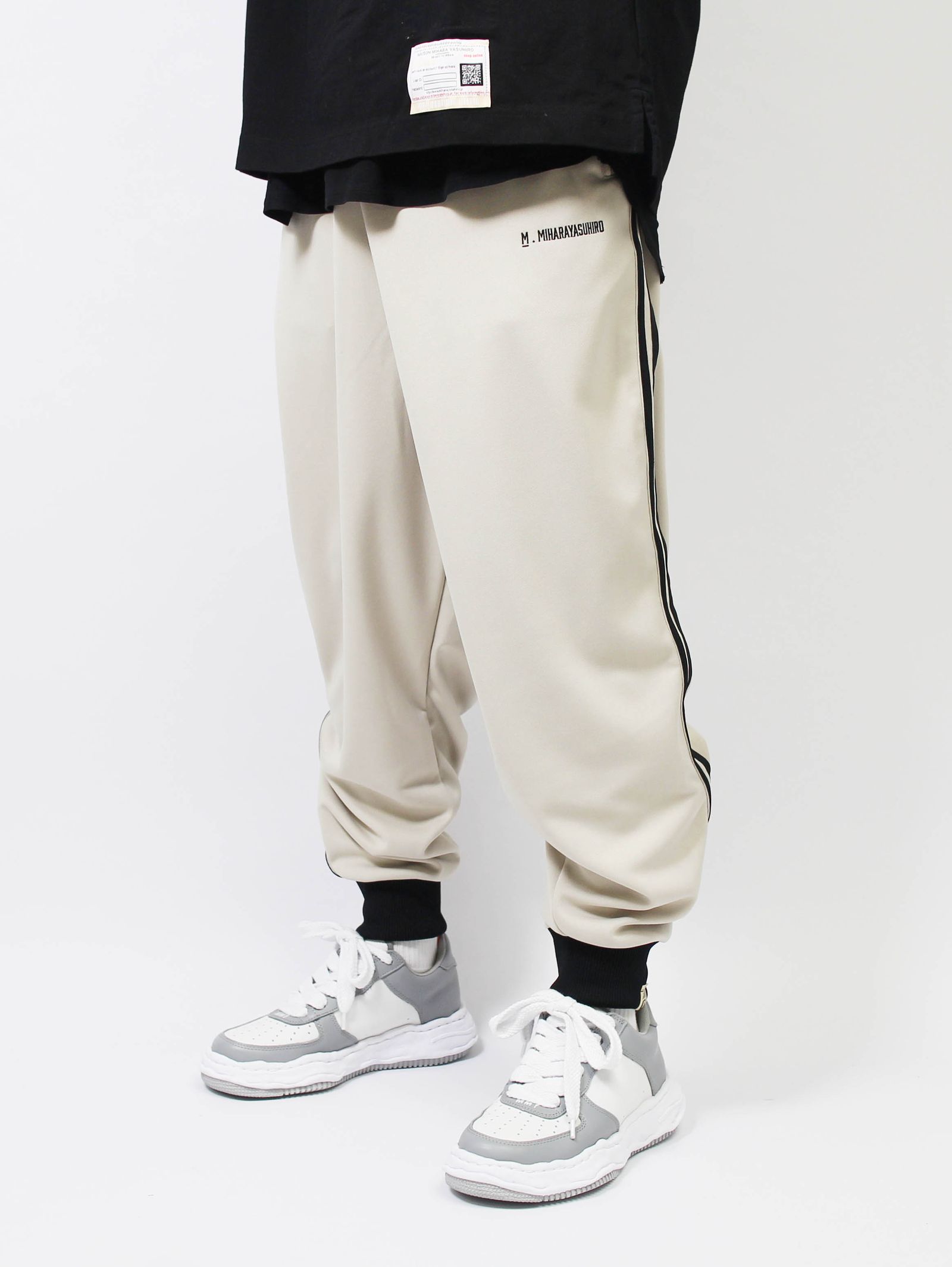 Maison MIHARA YASUHIRO - TWISTED TRACK PANTS - ツイストトラック