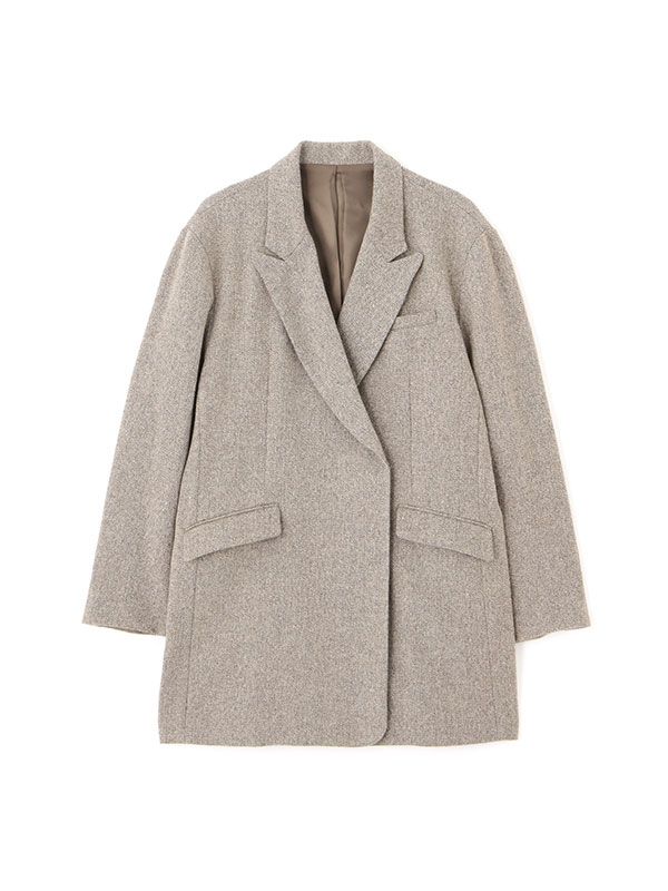 ETRE TOKYO - ピークドラペルウールジャケット - GREY | ADDICT WEB SHOP