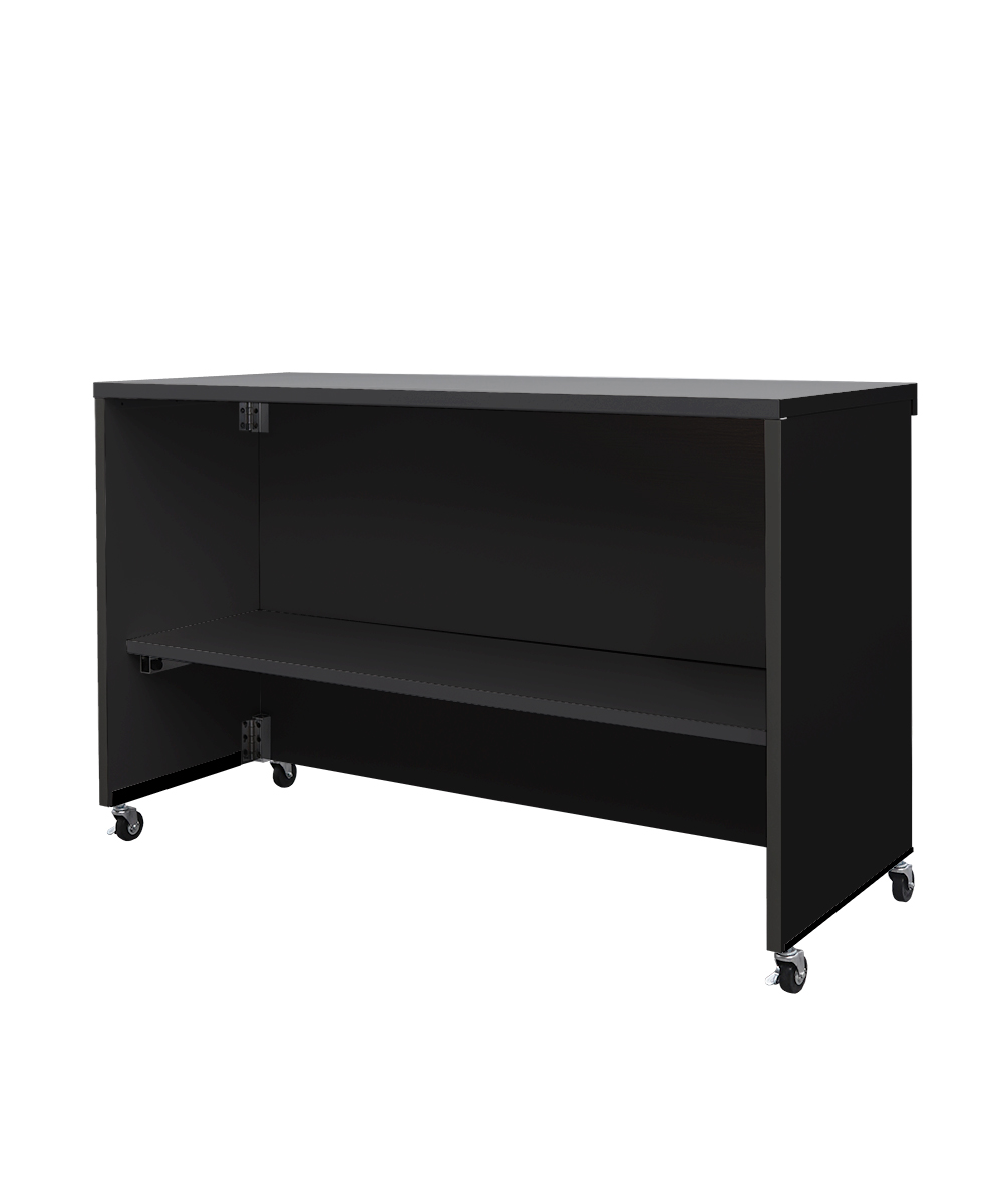 立ちカウンター／ハイカウンター（黒）W1500｜カウンター レンタルなら