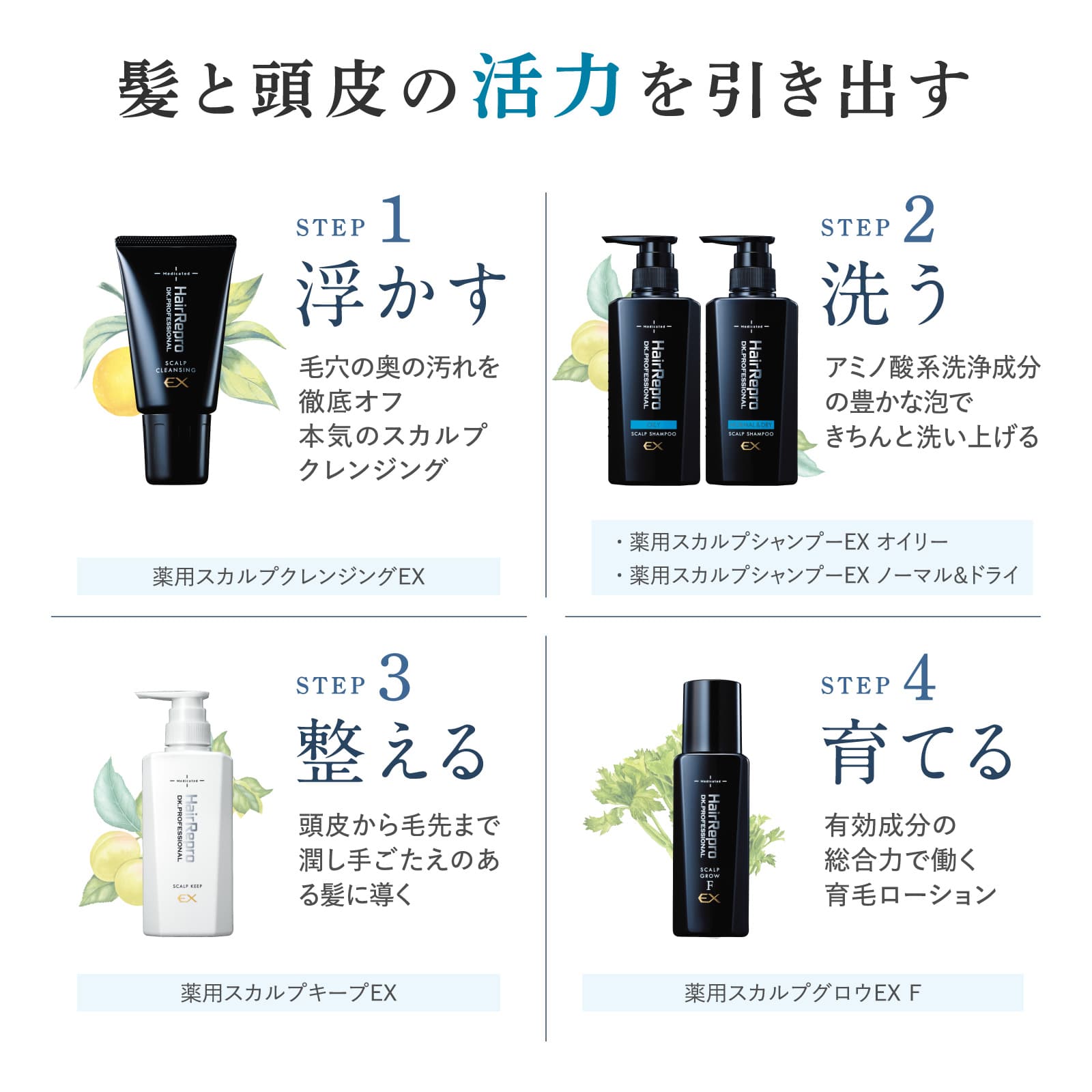 HRヘアリプロ コンディショナー HRコンディショナー スカルプキープEX