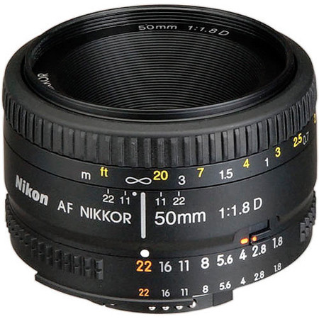 Nikon 50mm f/1.8D AF NIKKOR Lens 2137 - Adorama