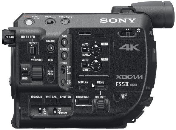 Sony PXW-FS5M2 4K XDCAM Handheld Camcorder, Body Only - Adorama