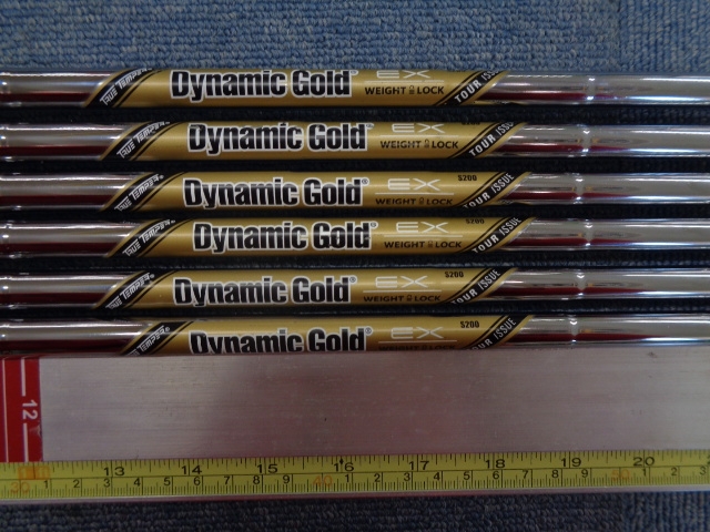 Dynamic Gold EX TOUR ISSUE (FLEX-S200)中古アイアン用シャフト 6本