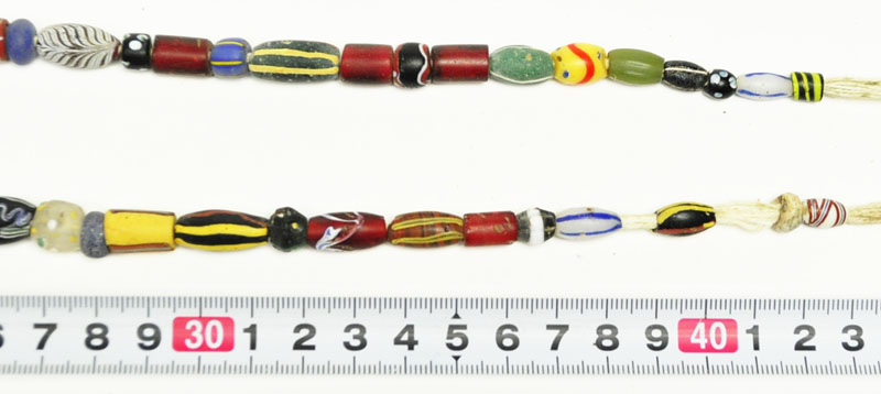 アンティーク アフリカとんぼ玉 4種 15個セット アンティーク