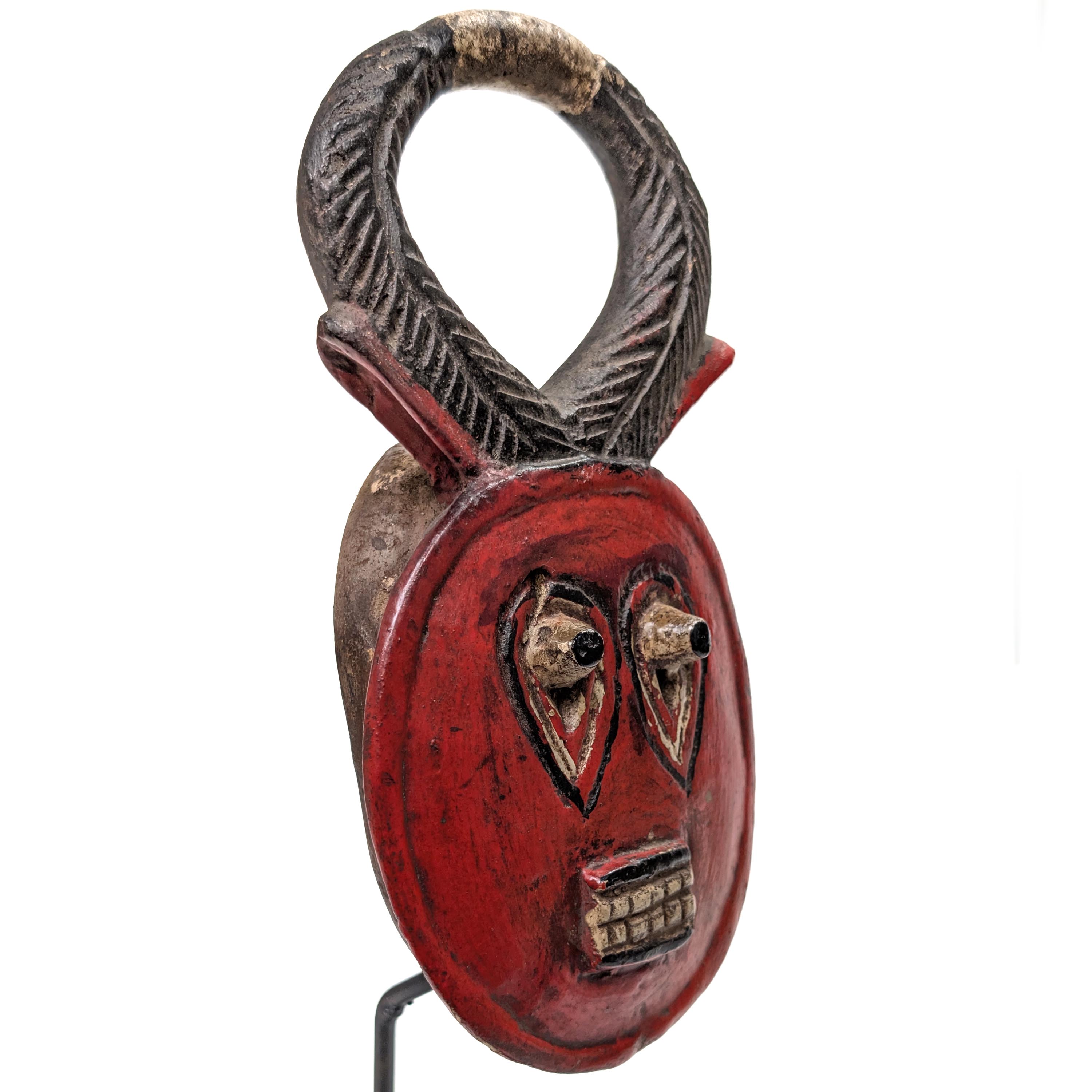 バウレ族プレプレミニ仮面 23cm アフリカン プリミティブアート マスク