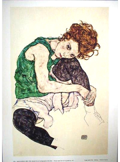 ☆エゴン シーレ（EGON SCHIELE）☆リトグラフ・リトグラフポスターや