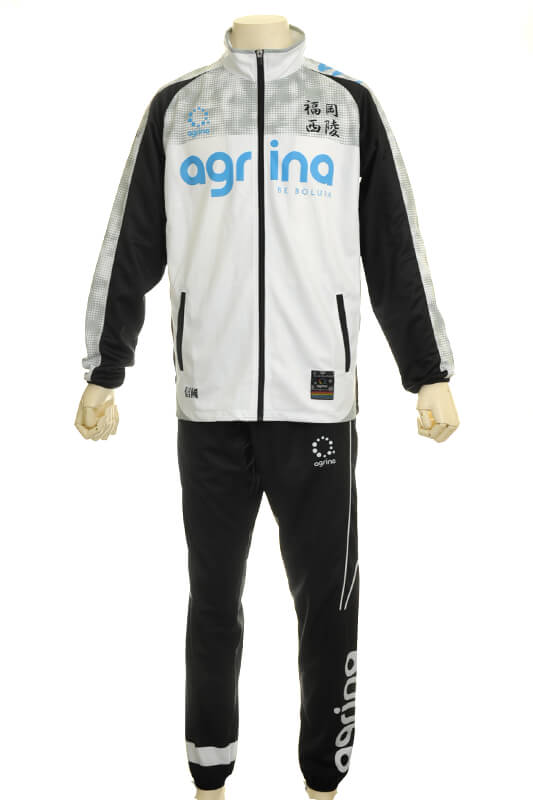 福岡西陵高校剣道部 白の柄デザイン 剣道ジャージ