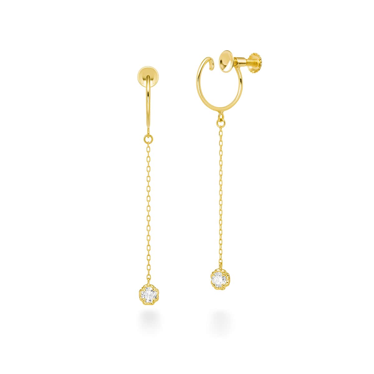 ティアチェーン イヤリング | AHKAH / アーカー | 【公式