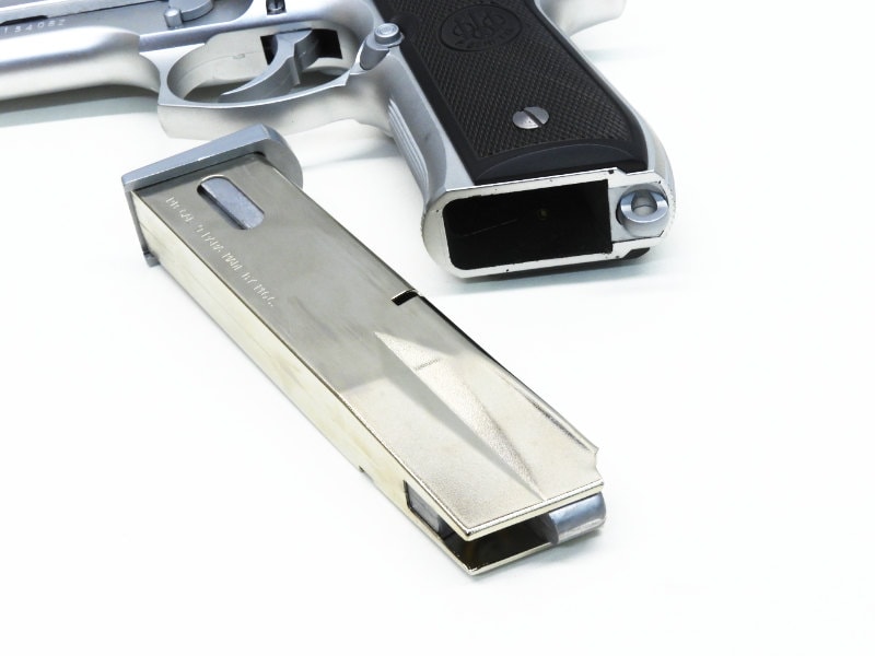 MGC] ベレッタ M92F HW シルバー 固定スライド ガスガン (中古)の販売