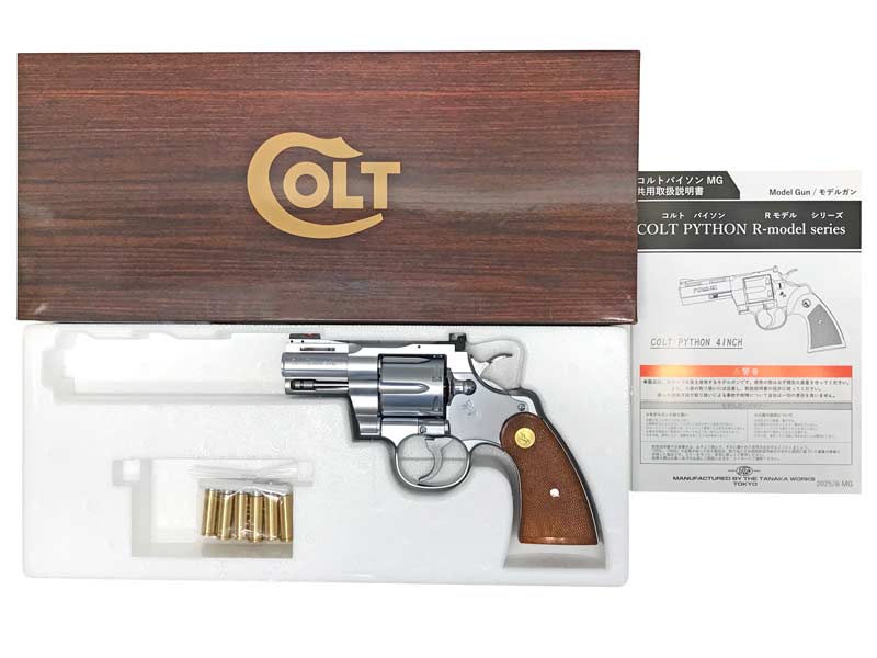 タナカ] コルトパイソン 357マグナム 2.5インチ Rモデル ステンレス
