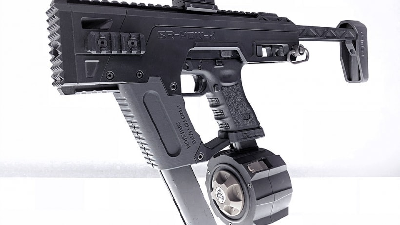 SR-PDW-Kカスタム東京マルイグロック18C ガスブロ2丁