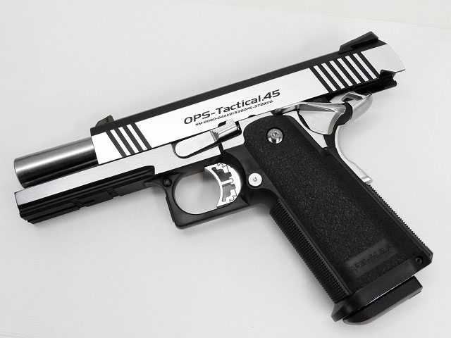 東京マルイ] ハイキャパカスタム デュアルステンレス ガスブローバック